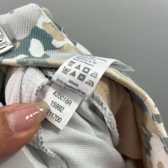 Spanx Jean-ish Ankle Leggings Abstract print blue size Medium Pull on Jeans - Picture 6 of 9